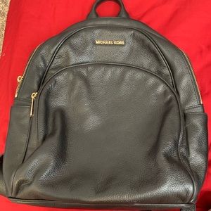 Michael Kors backpack black leather